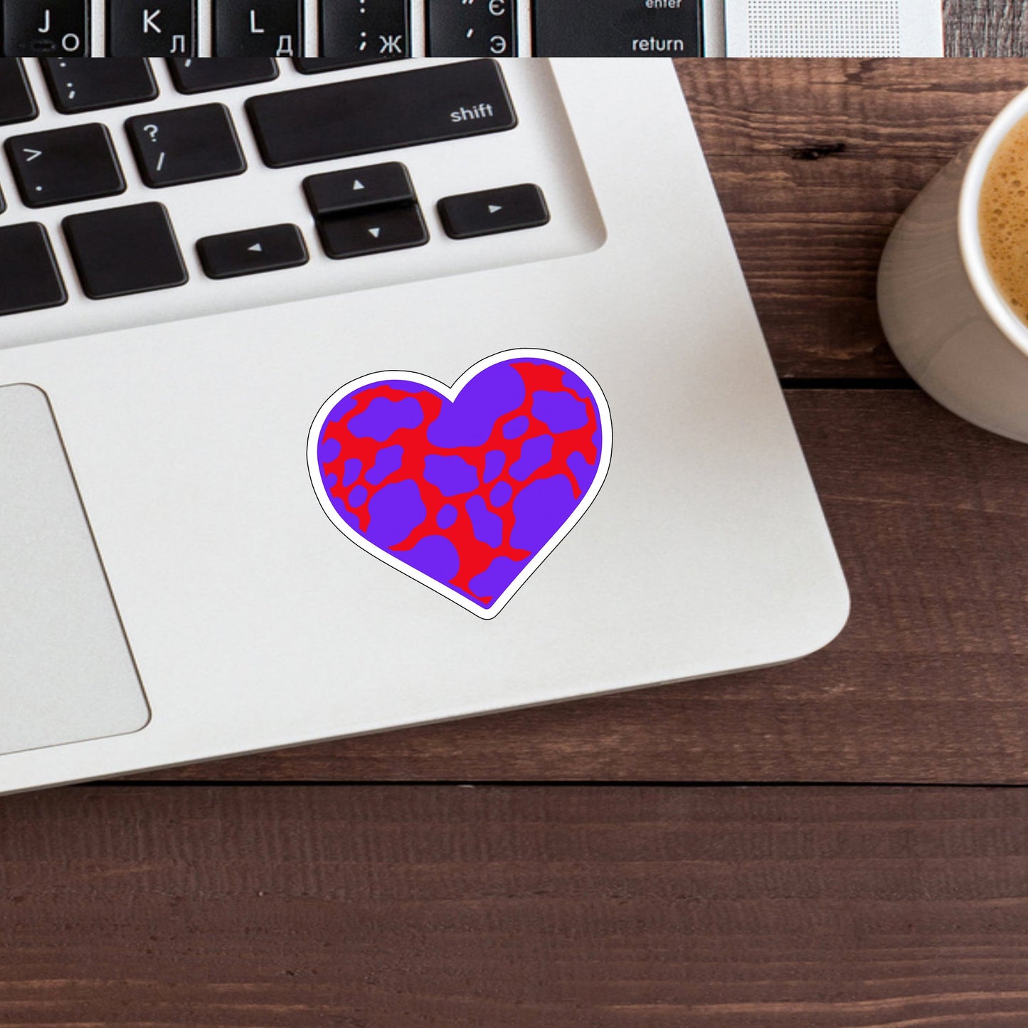 Heart Sticker, Vinyl sticker, laptop sticker, Tablet sticker