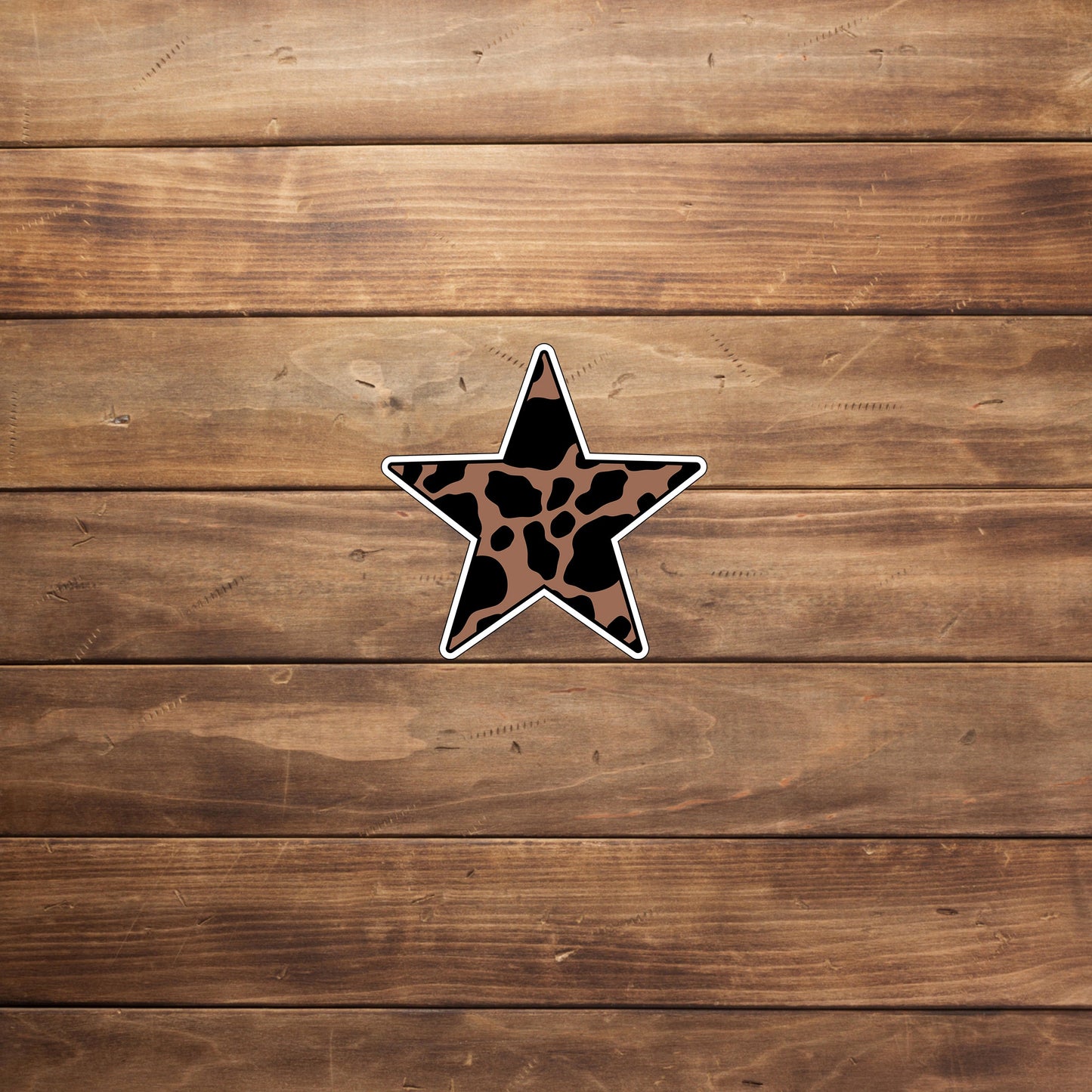 brownSTAR Sticker, Vinyl sticker, laptop sticker, Tablet sticker