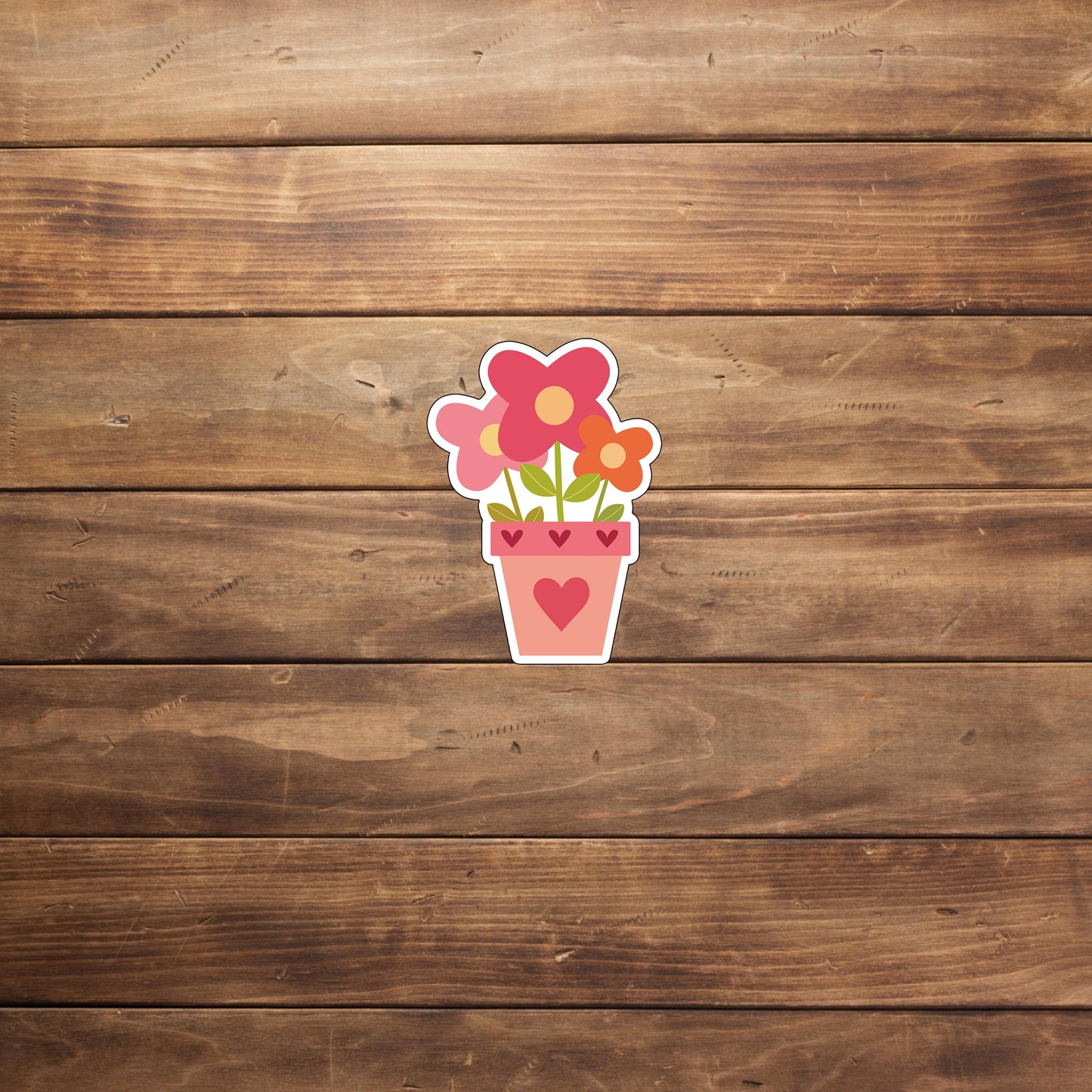 flowers-pot-sticker Sticker