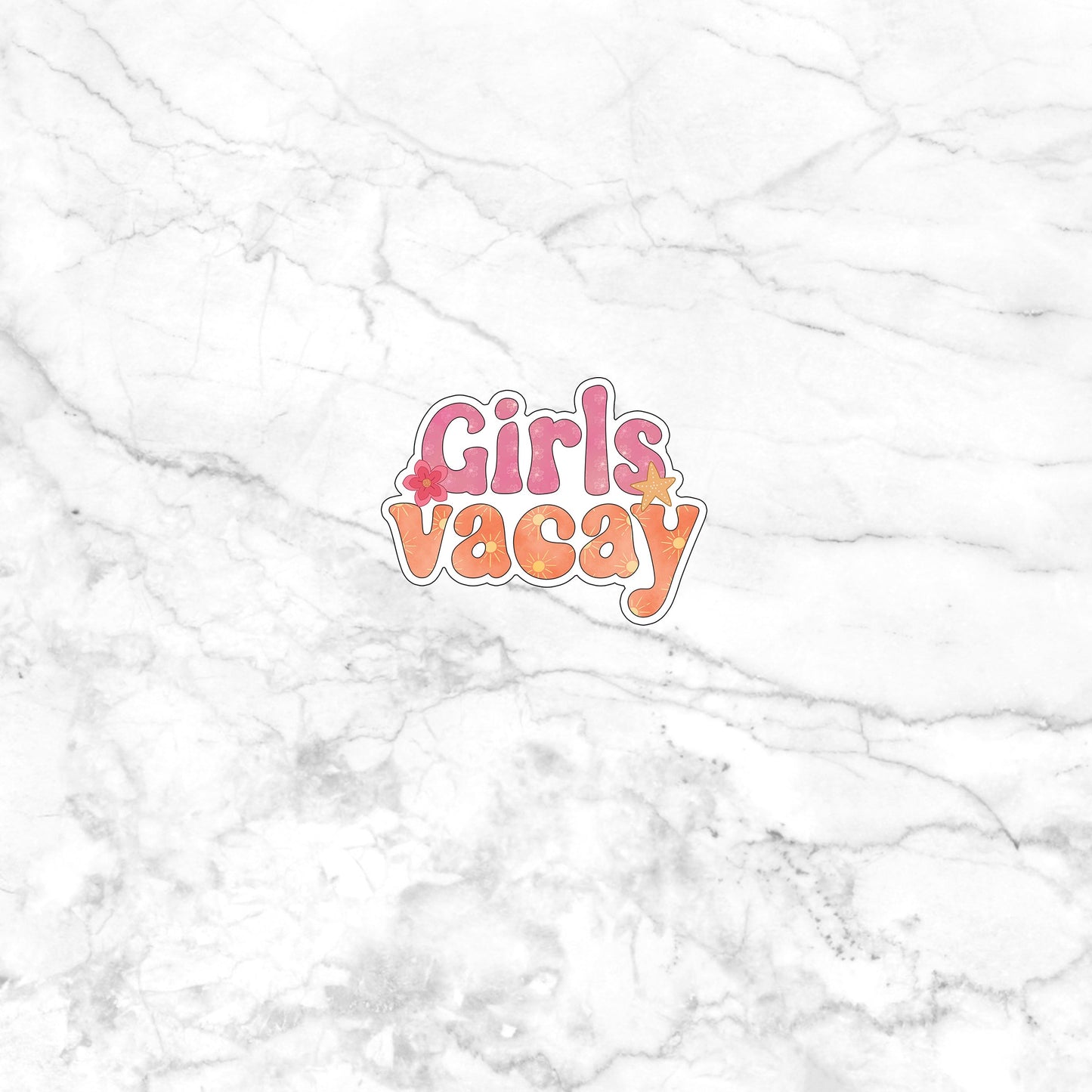 girls-vacay-sticker Sticker
