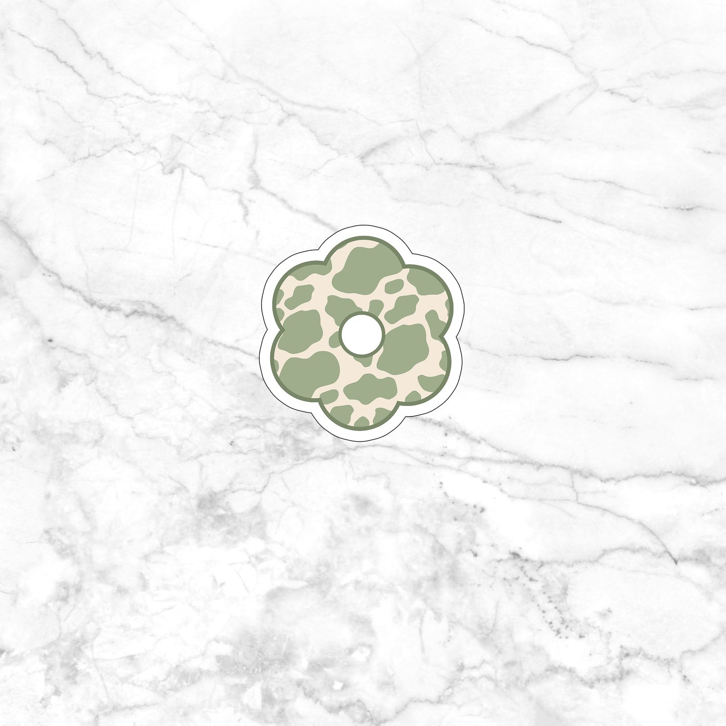 greenFLOWERS Sticker, Vinyl sticker, laptop sticker, Tablet sticker
