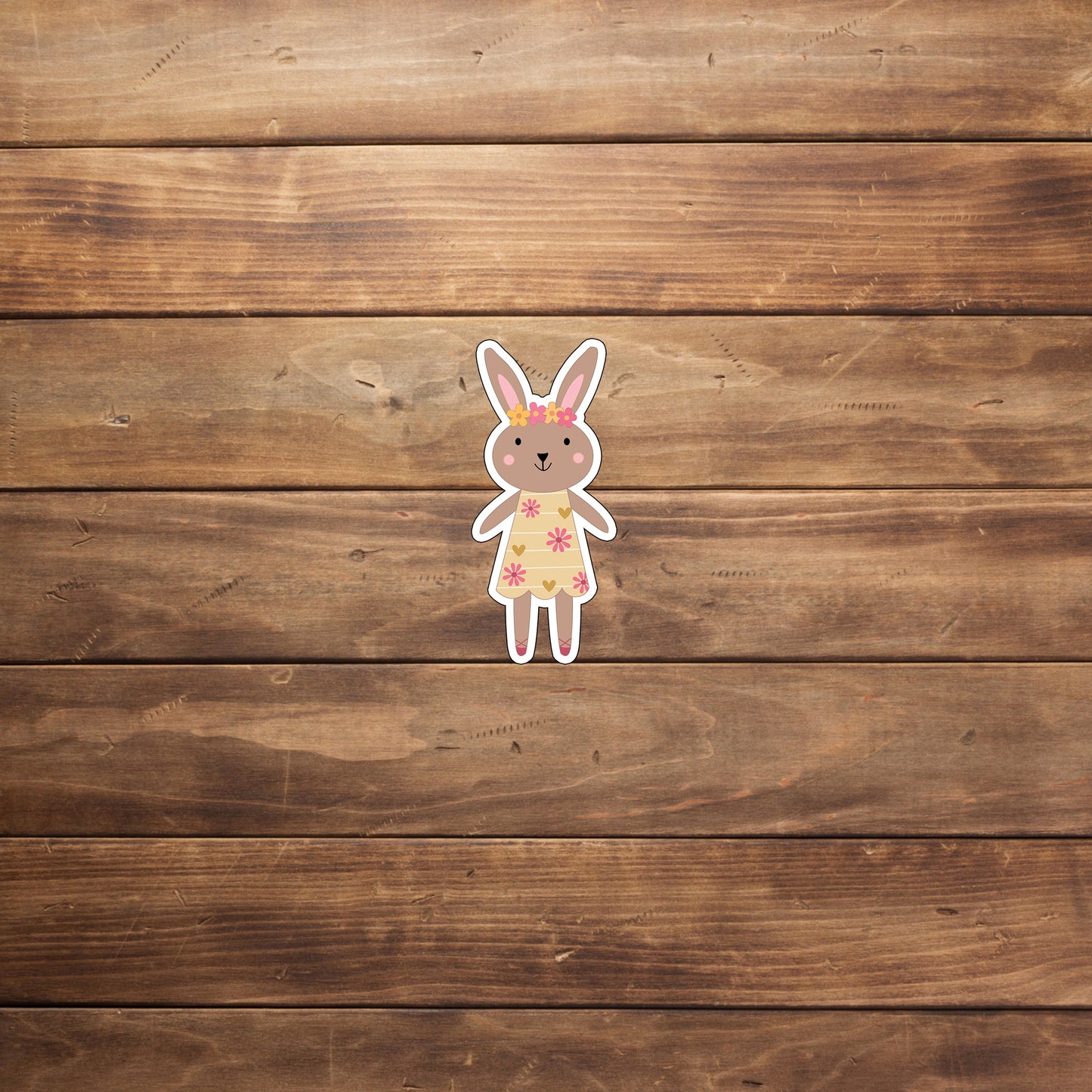 spring-bunny-sticker Sticker