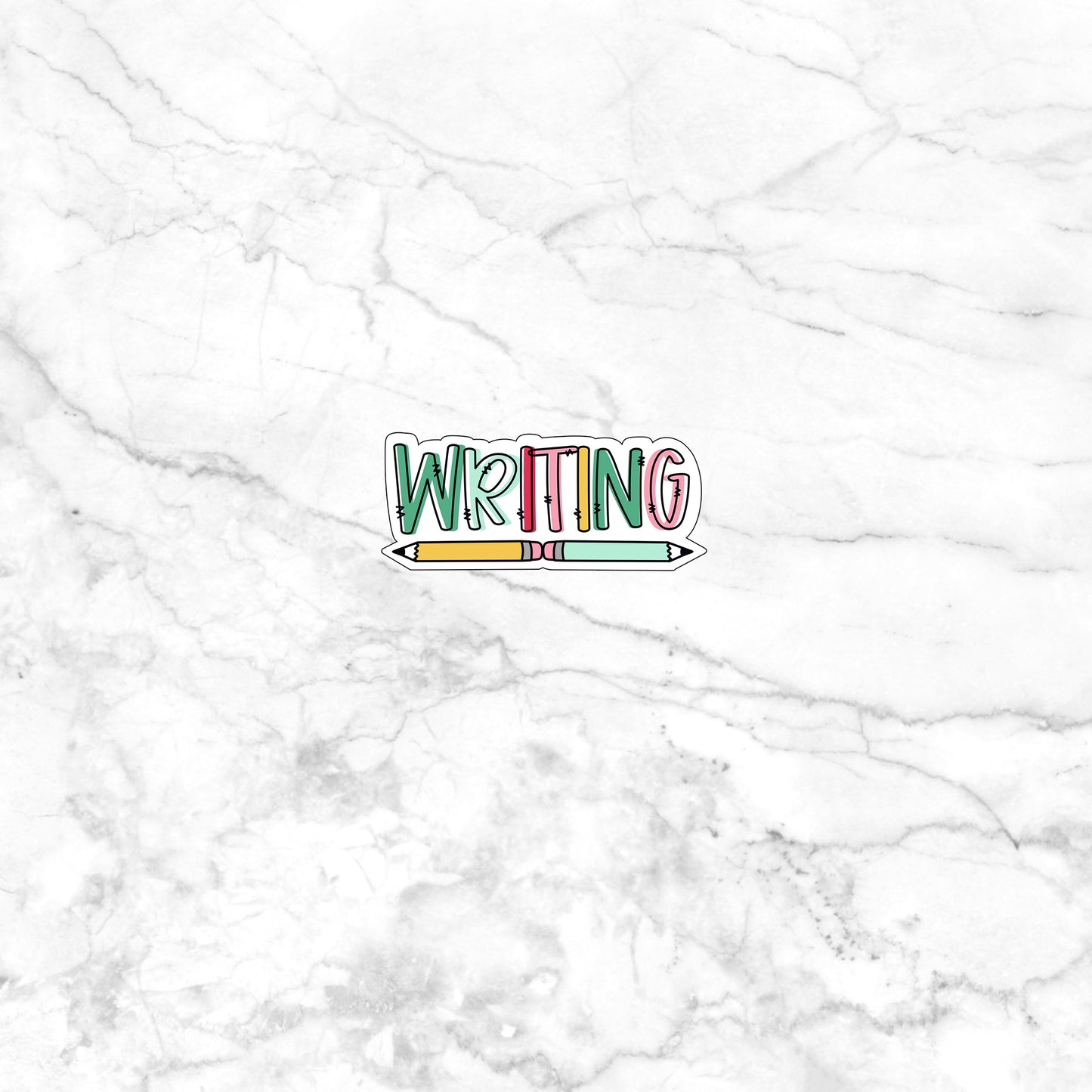 writing Sticker