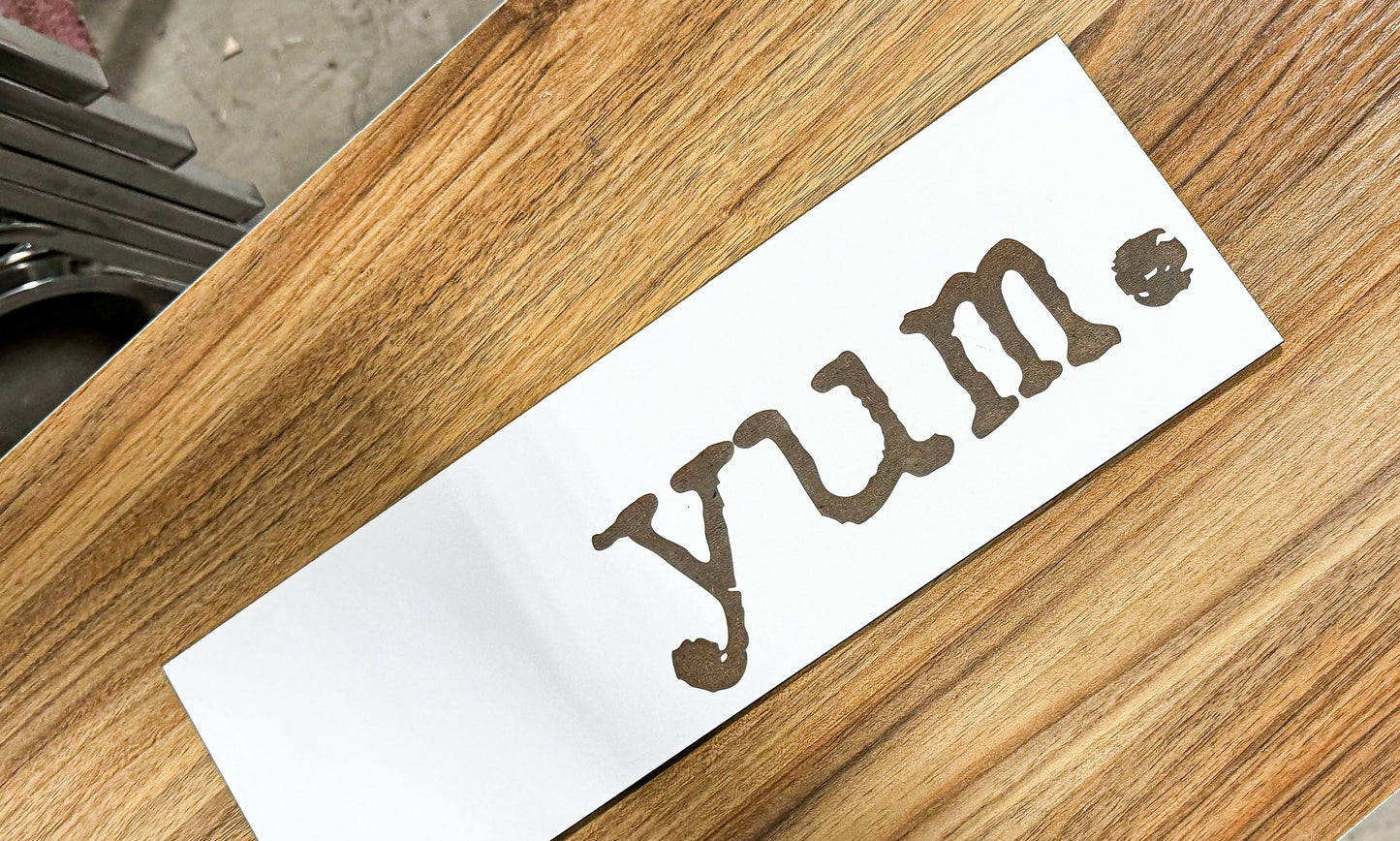 Yum Kitchen Sign, Scrabble Tile, Wall Art