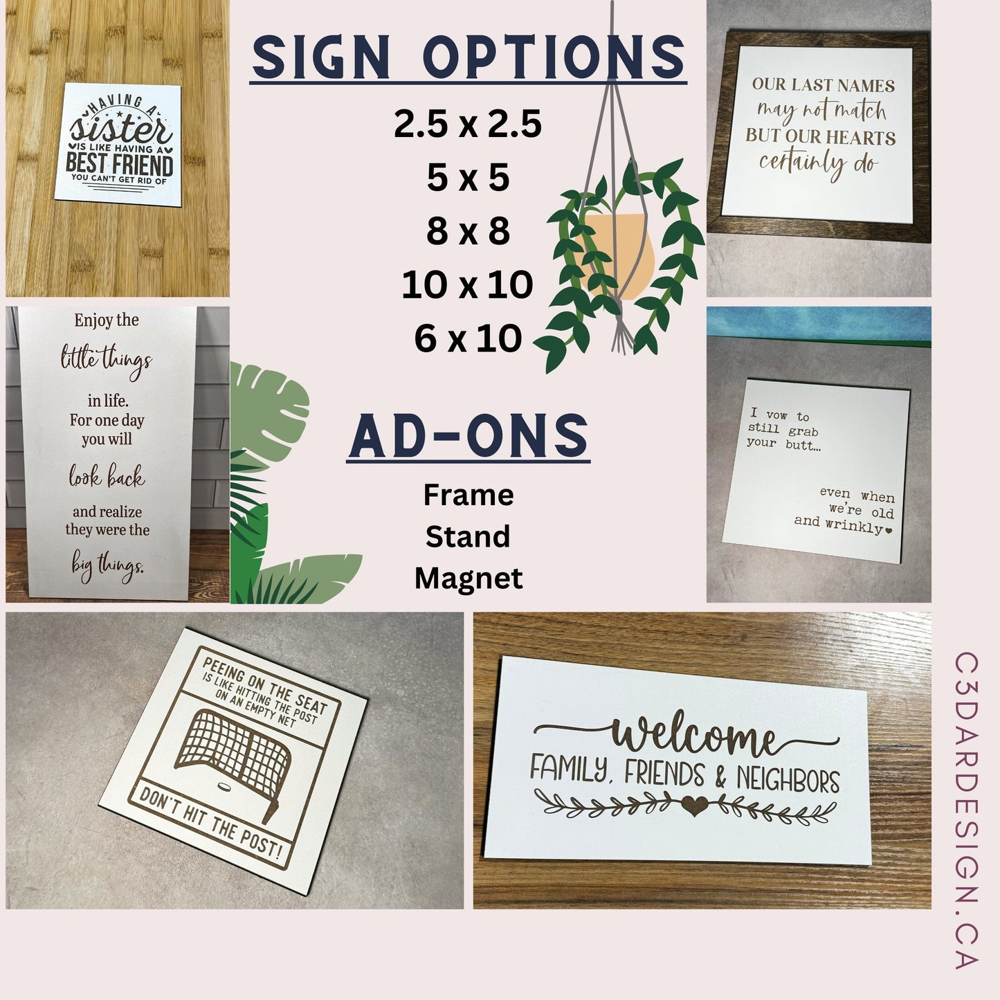 Being Sister - Means You Have a Backup" Sign - Sentimental Sister Decor