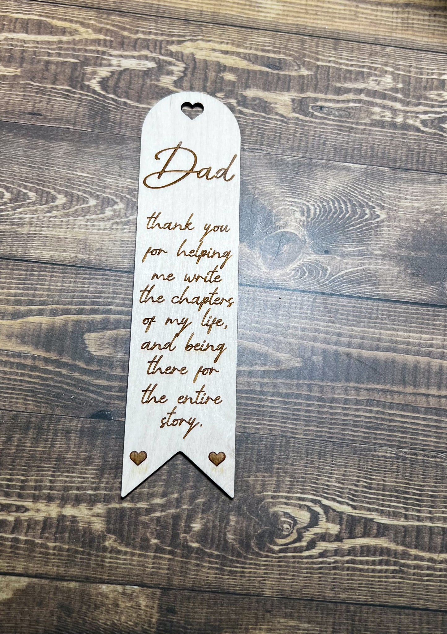 Dad Bookmark, Gift for Dad v2