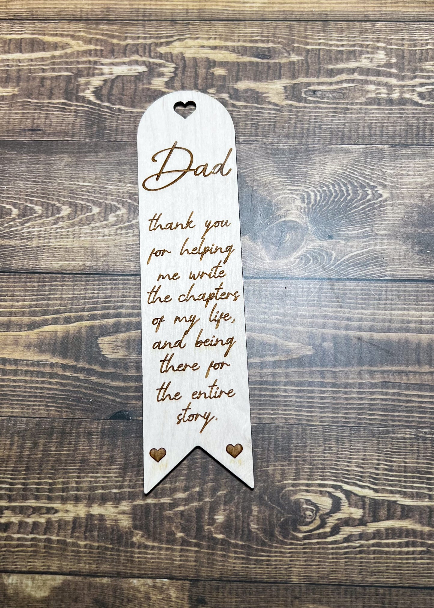 Dad Bookmark, Gift for Dad v2