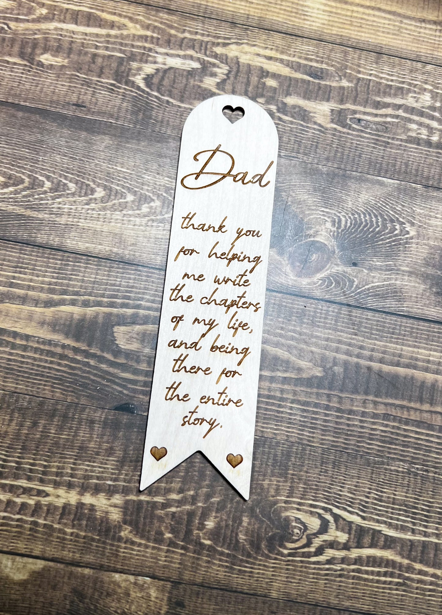 Dad Bookmark, Gift for Dad v2