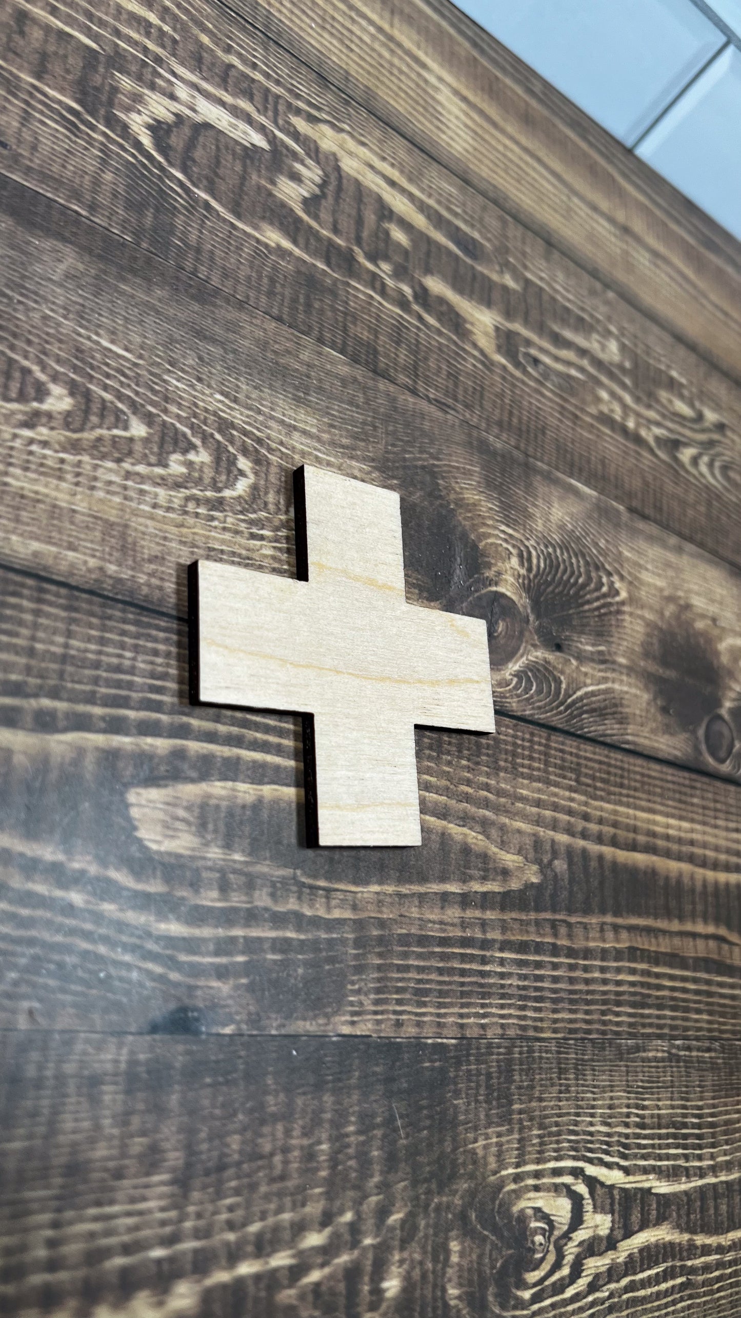 Cross or First Aid Cut Shape - Ideal for DIY Projects and Custom Painting