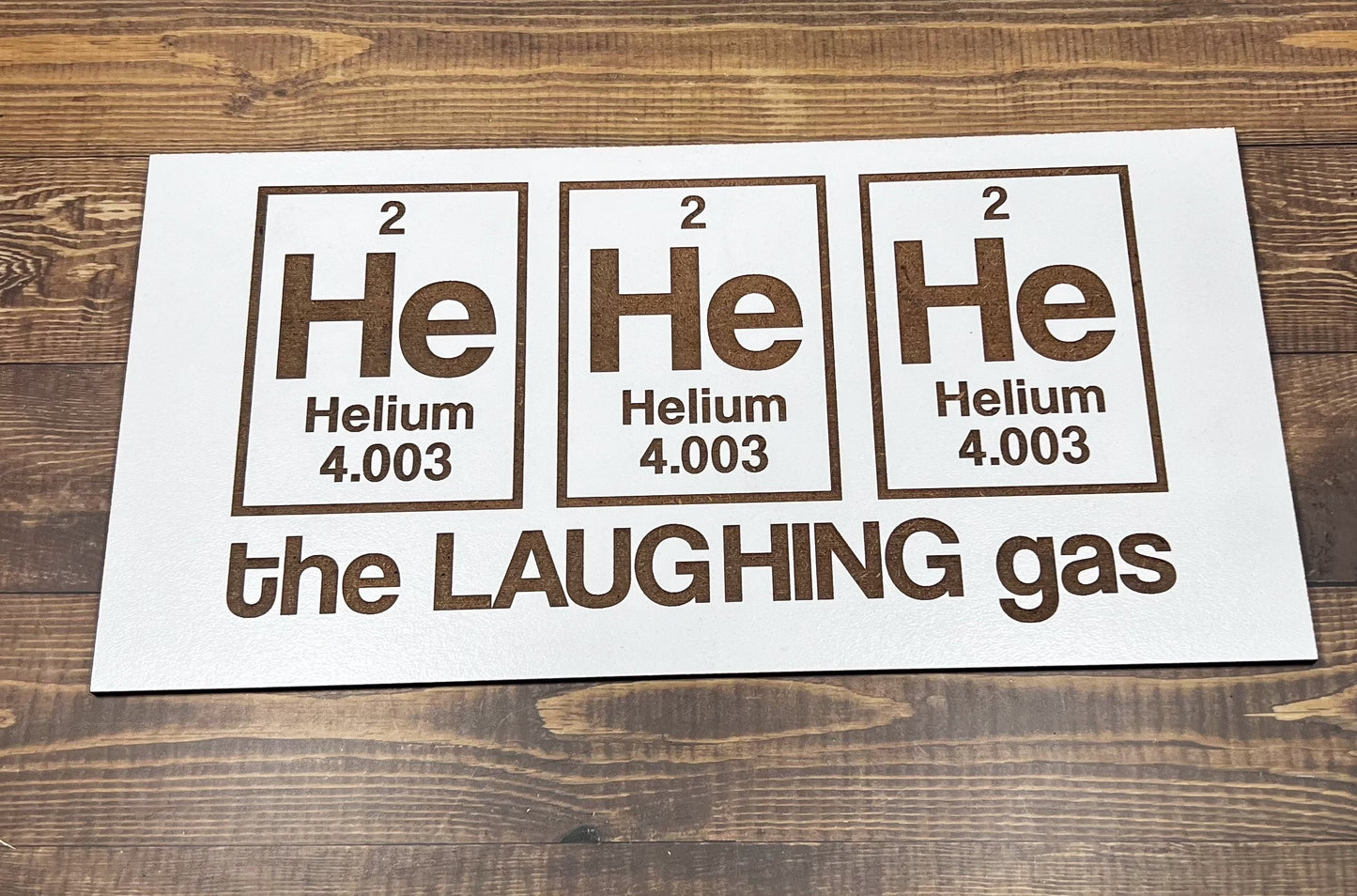 Chemistry Laughing Gas sign, Scrabble Tile, Wall Art