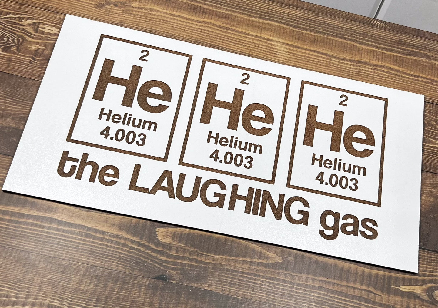 Chemistry Laughing Gas sign, Scrabble Tile, Wall Art