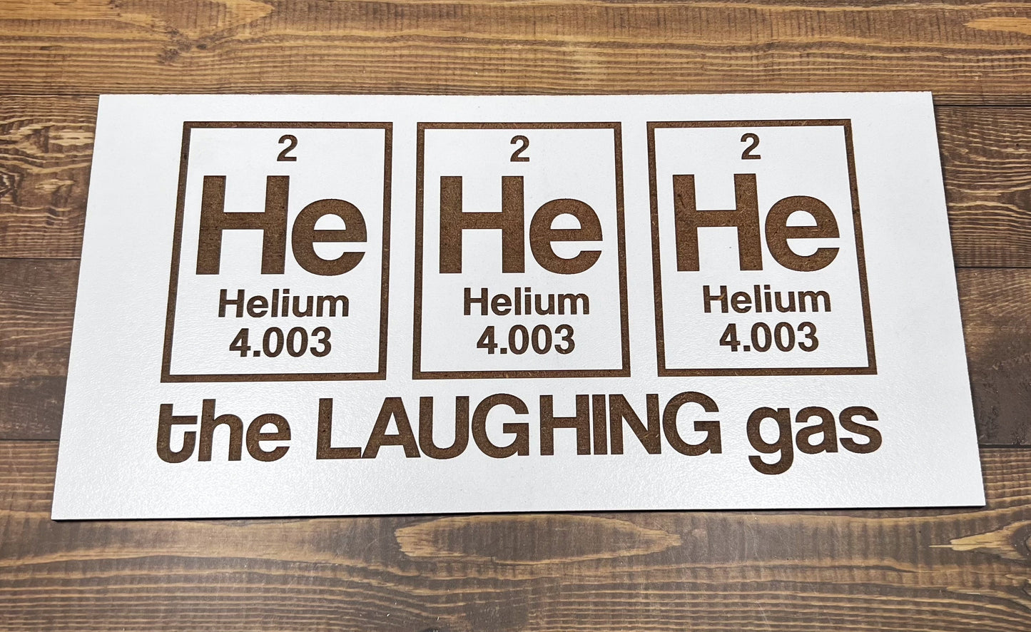 Chemistry Laughing Gas sign, Scrabble Tile, Wall Art