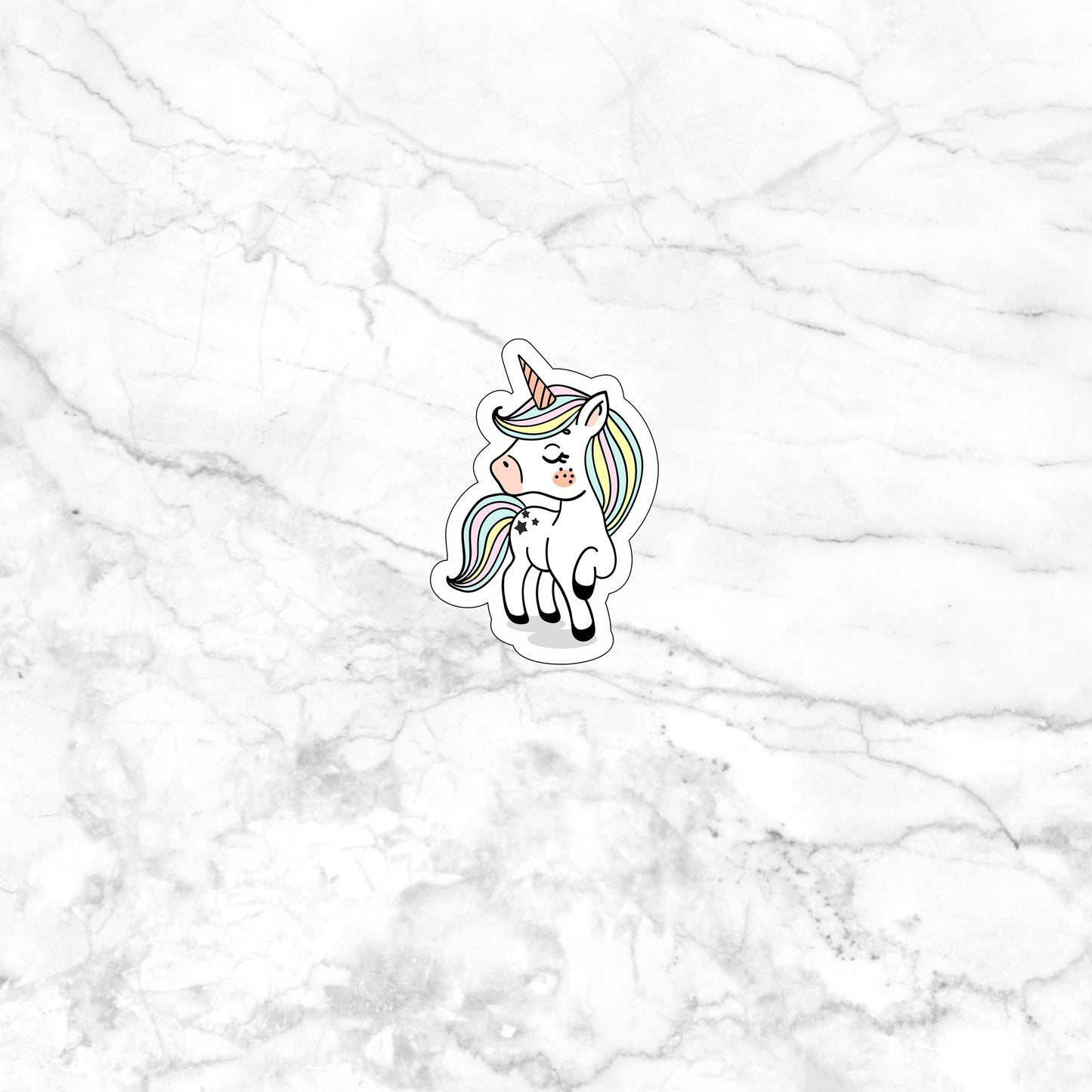 Cute Unicorn Printable Sticker 3 Stickers