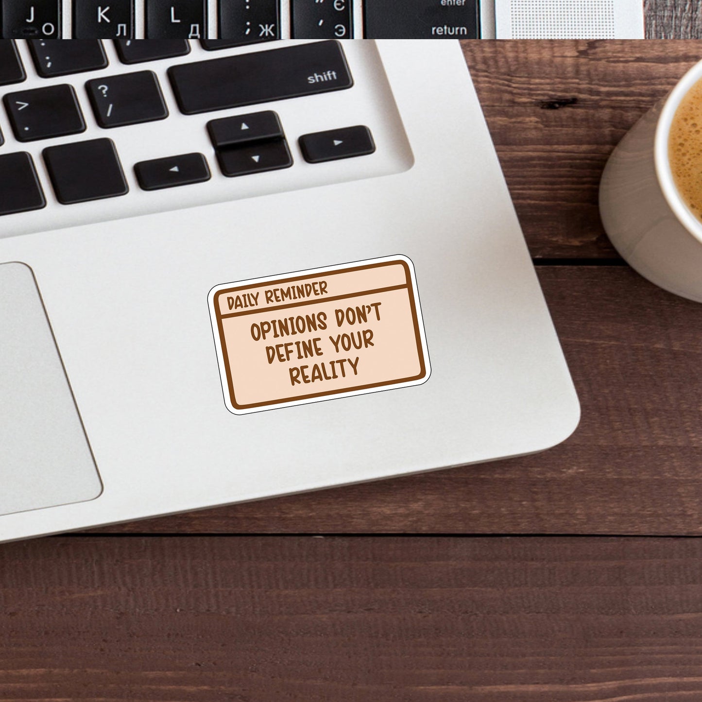 Opinions Don't Dine Sticker, Express Yourself with our Unique Vinyl Stickers for Laptops, Tablets, and More!