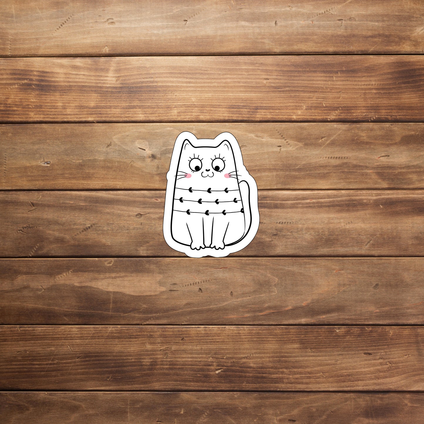 Doodle cats printable stickers (2) Stickers