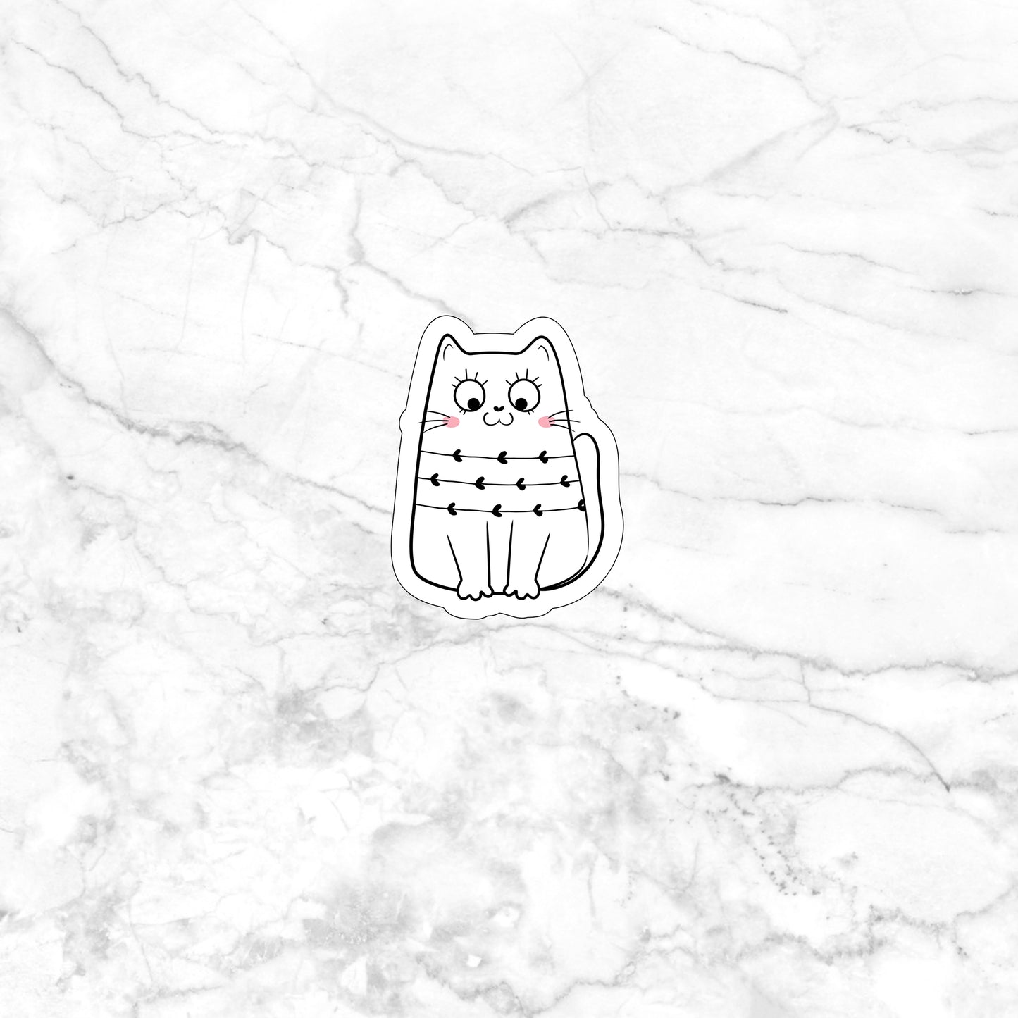 Doodle cats printable stickers (2) Stickers