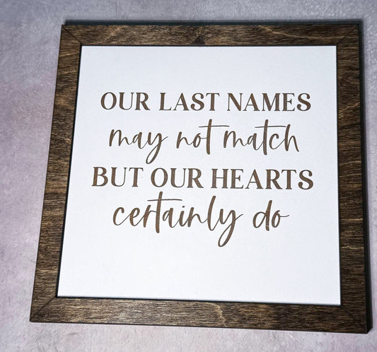 Love Wooden Sign Wooden Signs: Personalized D√©cor & Gifts, Laser Engraved Whiteboard Creations