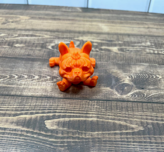 3D Printed Articulated Pumpkin Dog Decoration