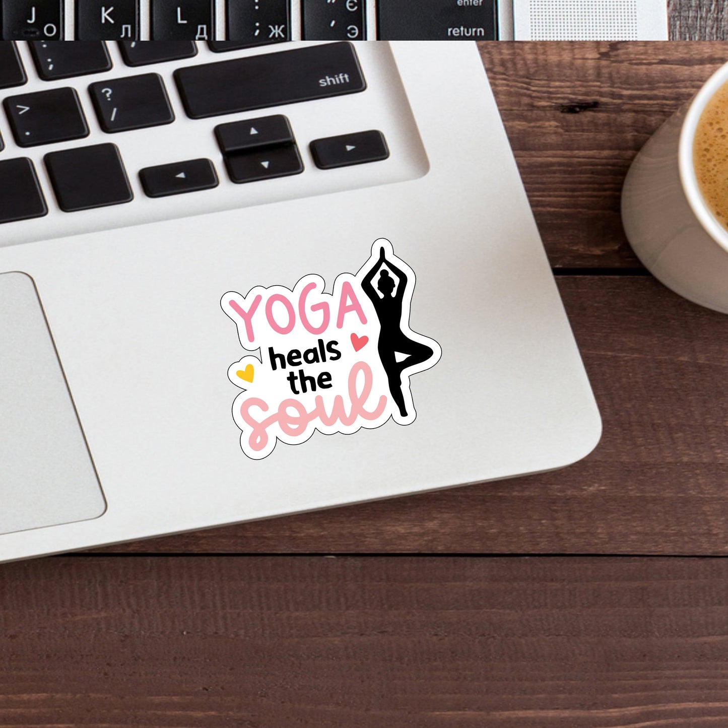 Yoga Sticker, Express Yourself with our Unique Vinyl Stickers for Laptops, Tablets, and More!