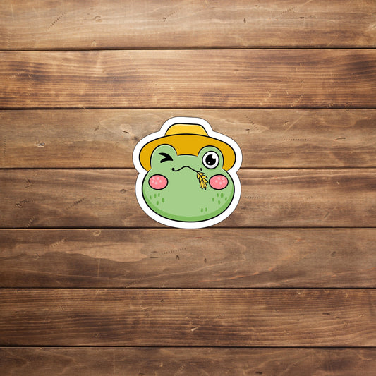 Frog Face sticker Stickers