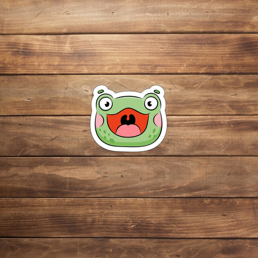 Frog Face sticker Stickers