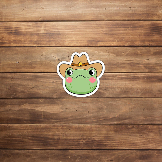 Frog Face sticker Stickers