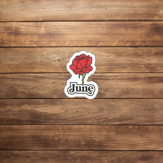 June Flower Sticker