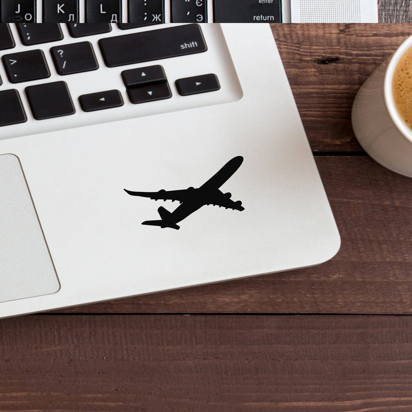 Airplane Vinyl Sticker , car decal , laptop decal , window decal