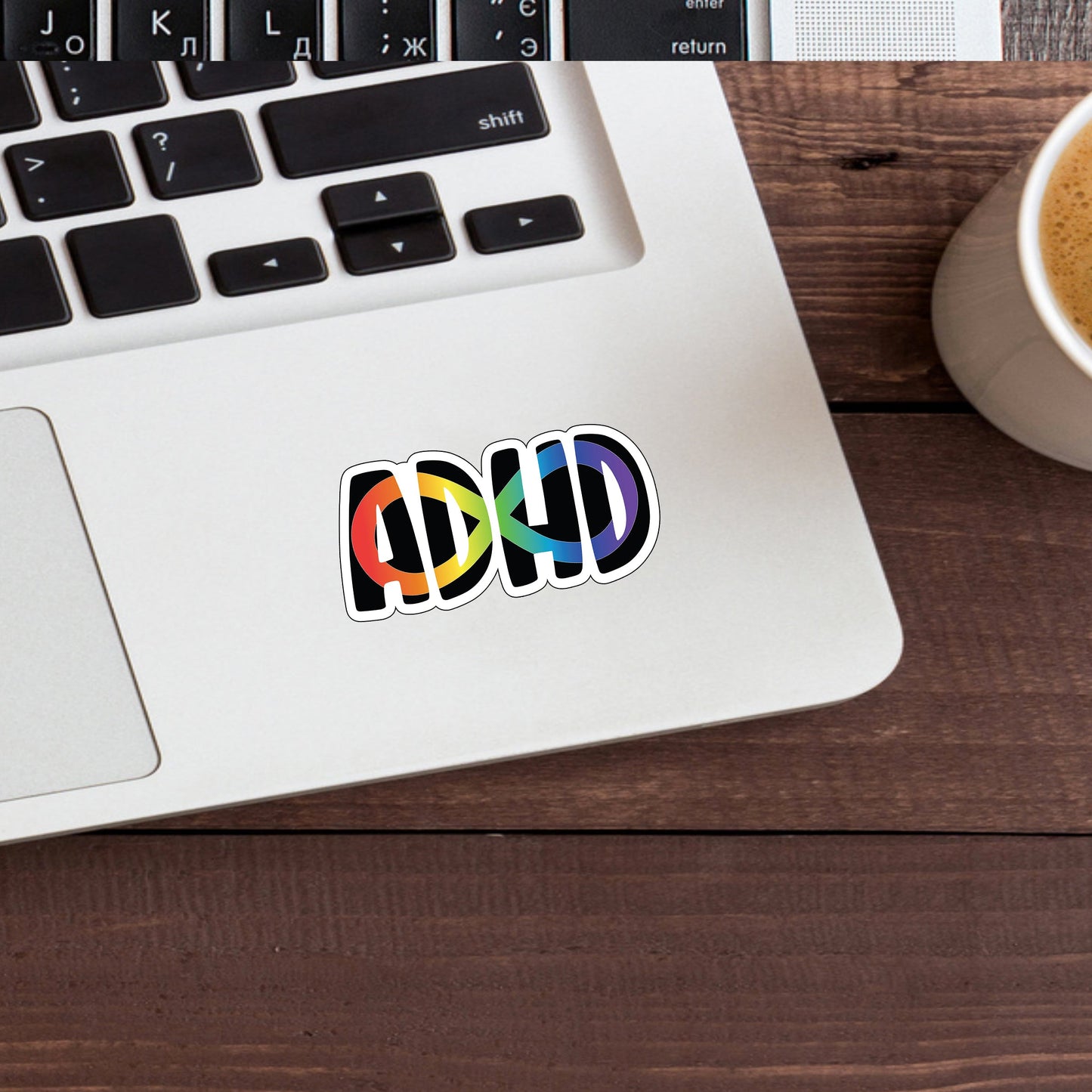 ADHD Infinity Sticker, Vinyl sticker, laptop sticker, Tablet sticker