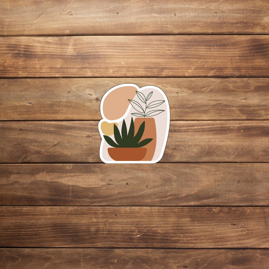 Aesthetic Plant Illustration Stickers