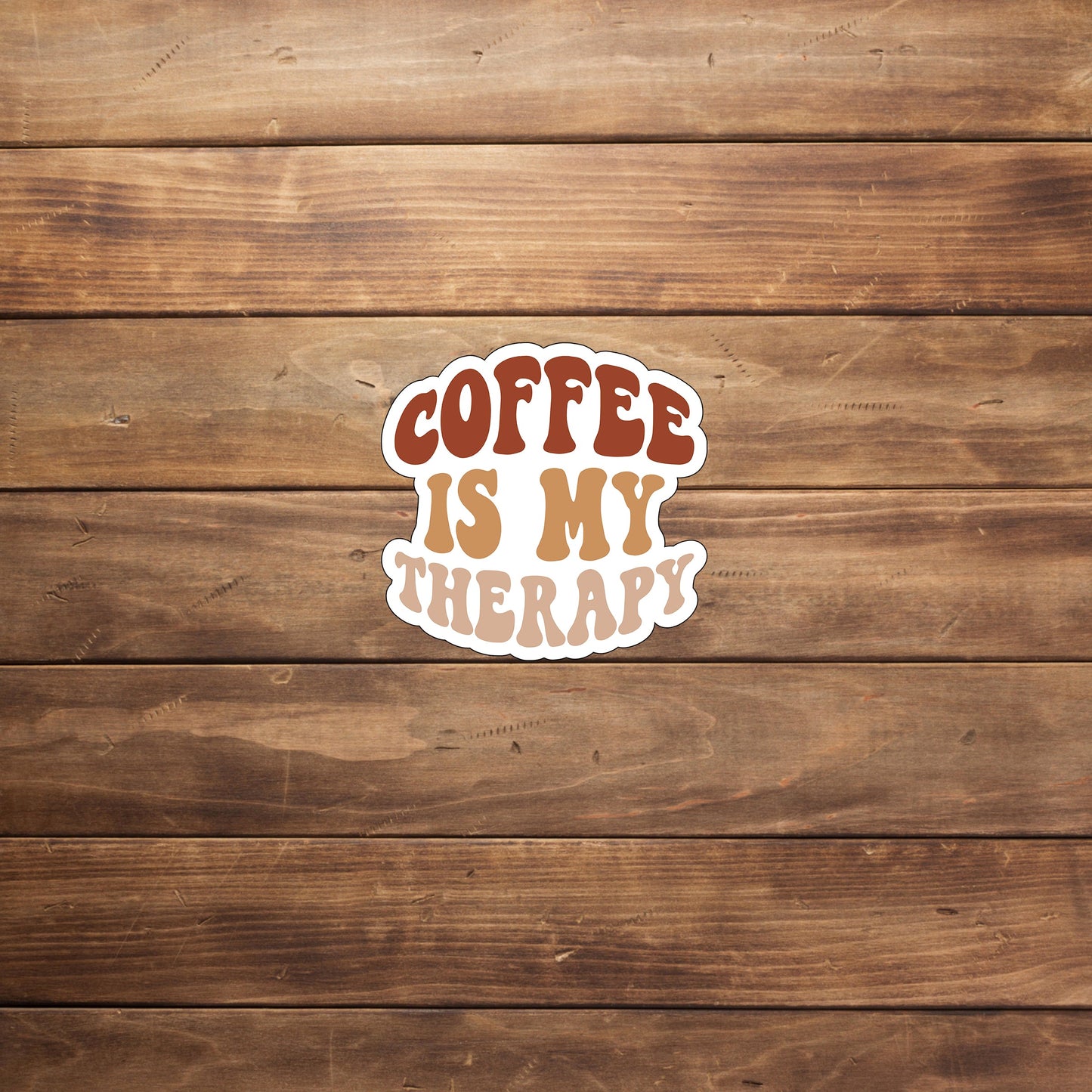 Coffee is my therapy Sticker