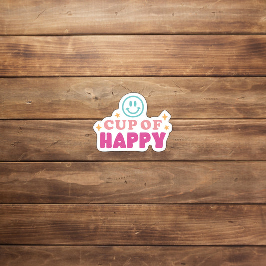 Cup of Happy Sticker