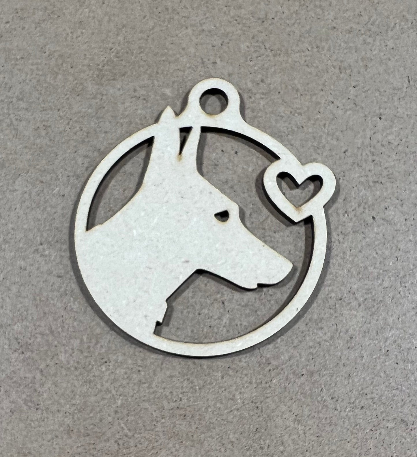 Dog Ornament , Laser Engraved Ornament , Christmas Ornament