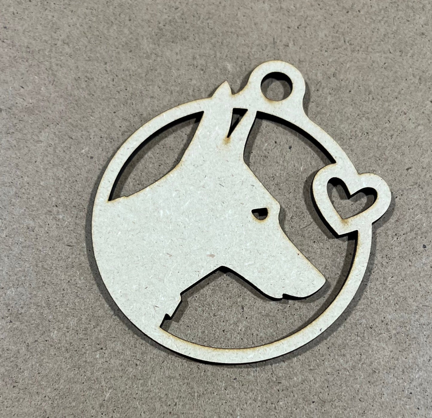 Dog Ornament , Laser Engraved Ornament , Christmas Ornament