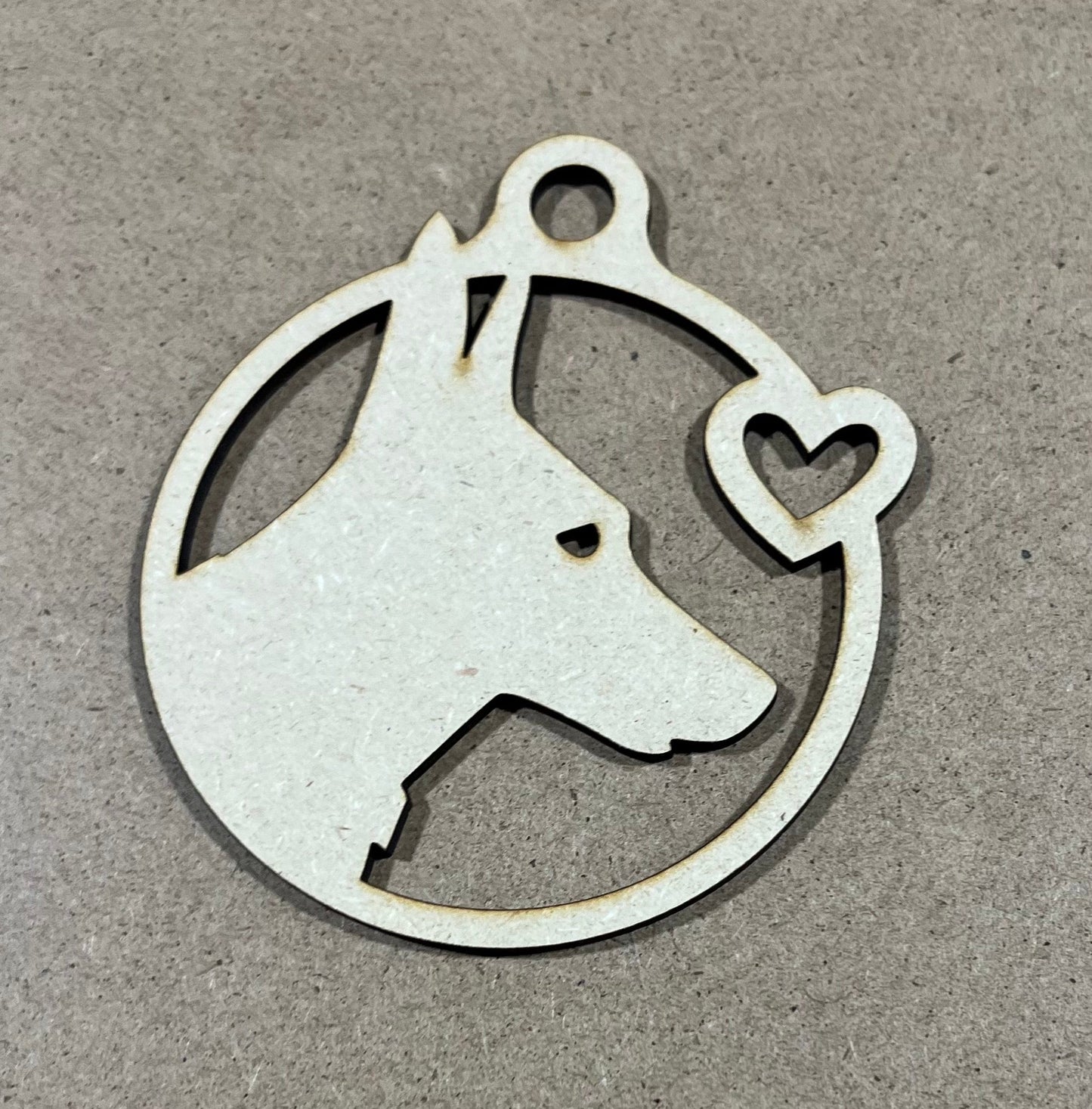 Dog Ornament , Laser Engraved Ornament , Christmas Ornament