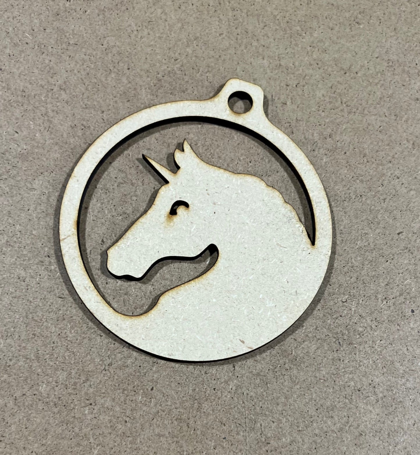 Unicorn Ornament , Laser Engraved Ornament , Christmas Ornament