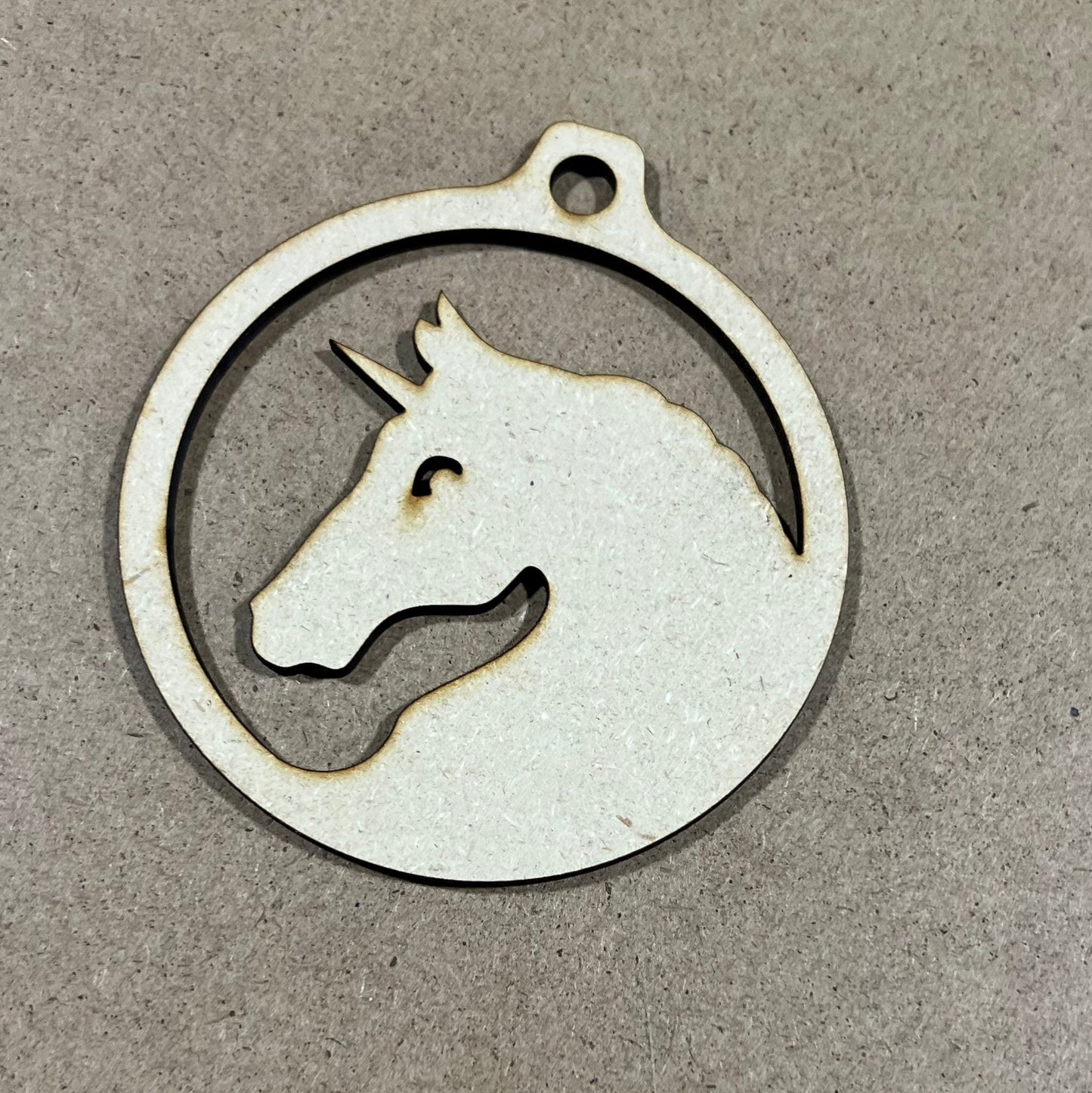 Unicorn Ornament , Laser Engraved Ornament , Christmas Ornament