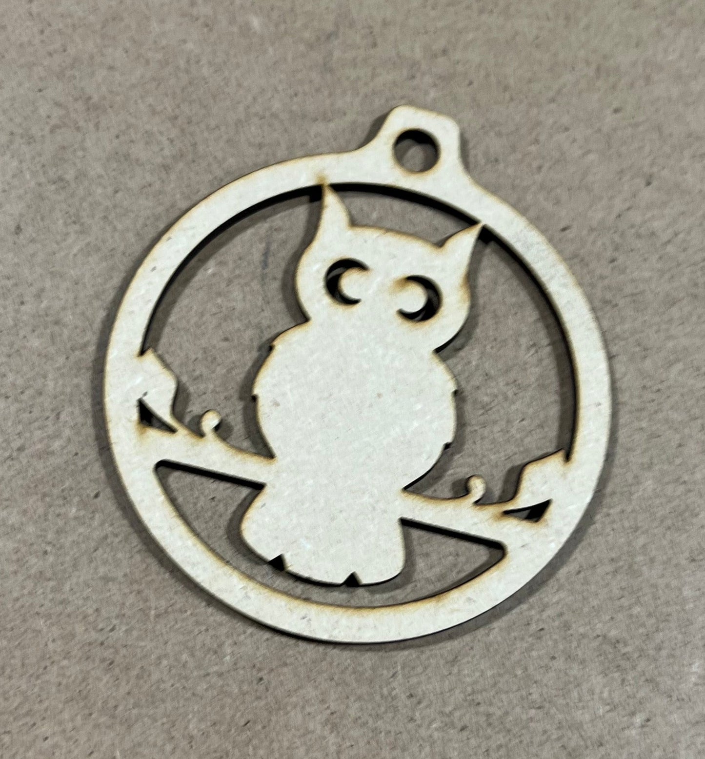 Owl Ornament , Laser Engraved Ornament , Christmas Ornament