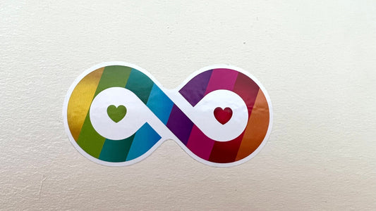 Autism Awareness Rainbow Infinity Symbol Sticker, Neurodivergency Rainbow Infinity Sticker , Neurodivergency Acceptance