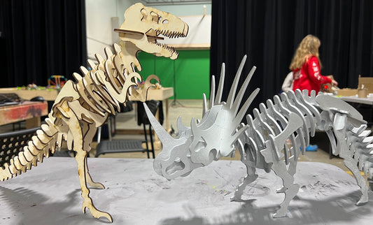 3D Puzzle T-Rex or Triceratops