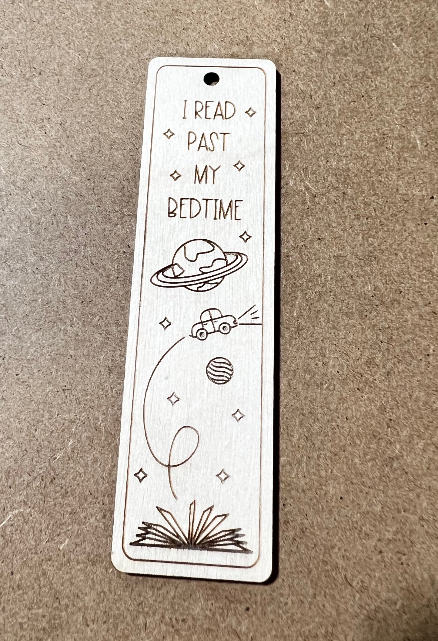 Bookmark, I read past my Bedtime Bookmark, Child's Bookmark