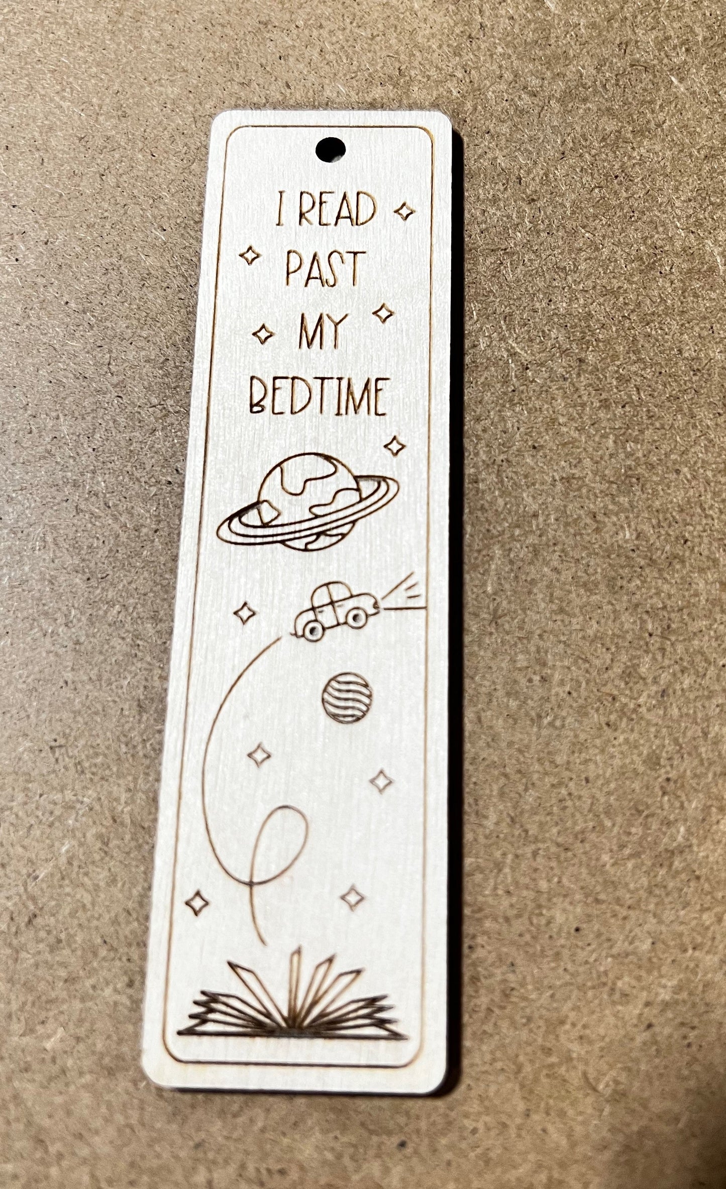 Bookmark, I read past my Bedtime Bookmark, Child's Bookmark