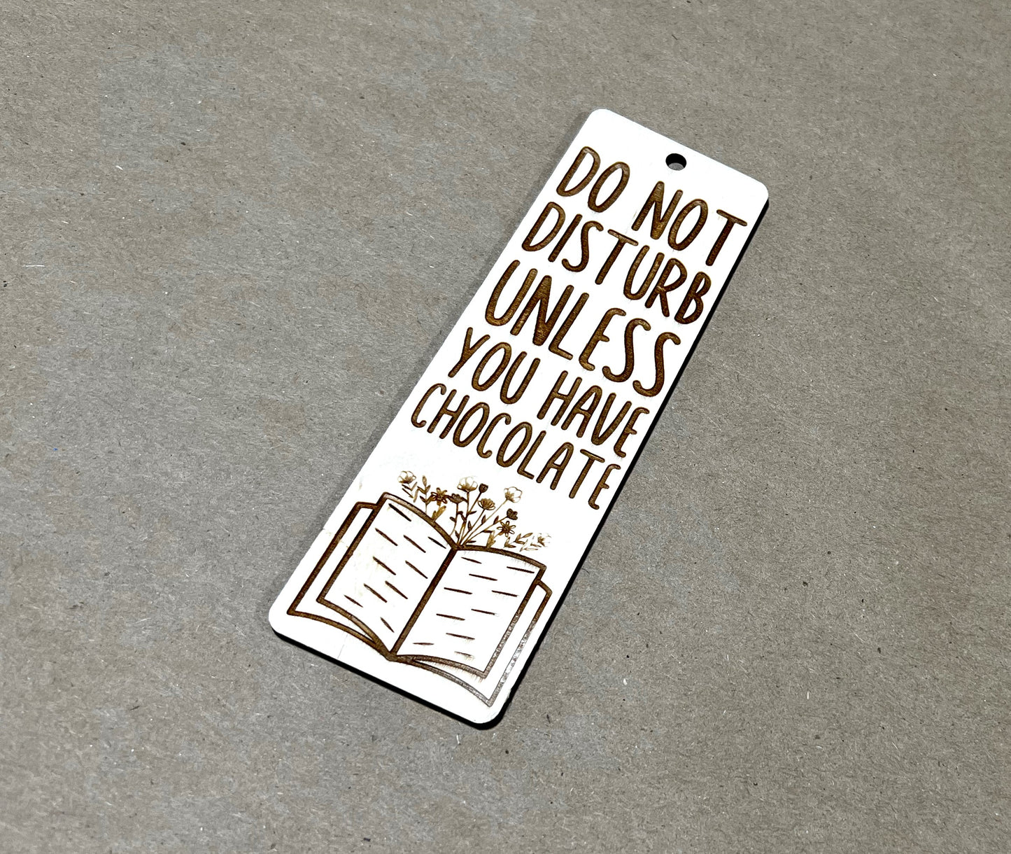 Do Not Disturb unless you have Chocolate Bookmark, Book Mark, Book Lover gift,