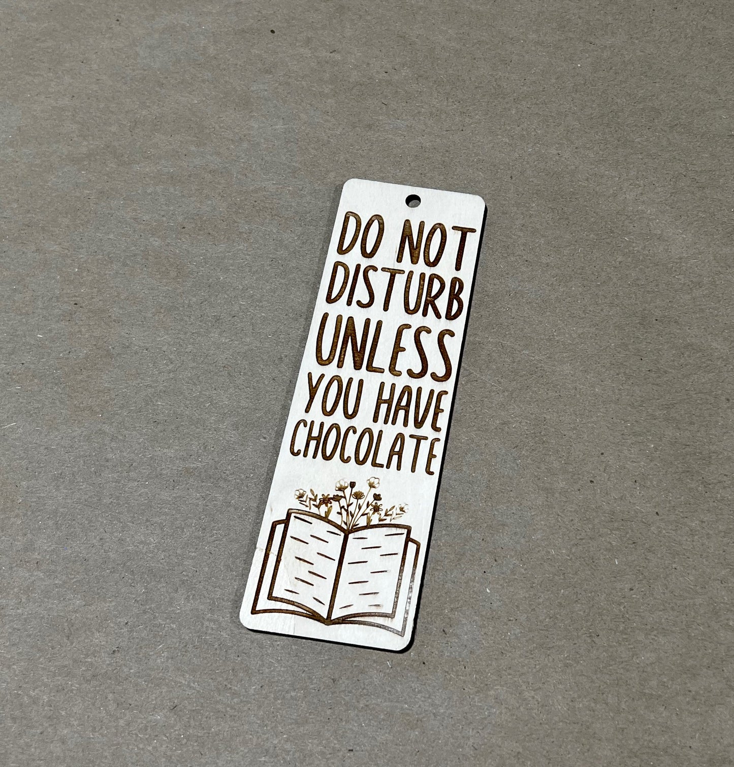 Do Not Disturb unless you have Chocolate Bookmark, Book Mark, Book Lover gift,