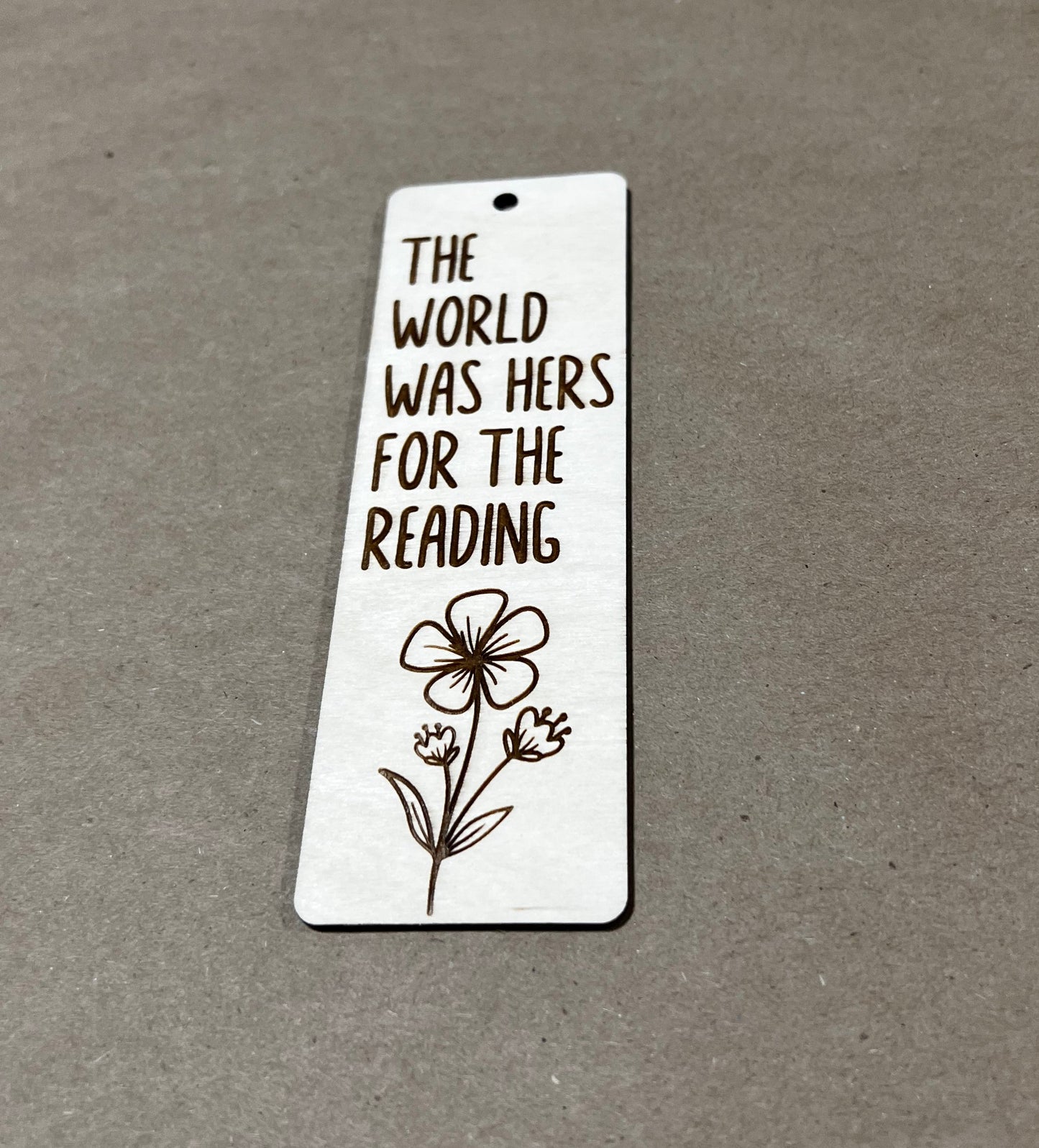 The World was hers for the Reading, Book Mark, Book Lover gift