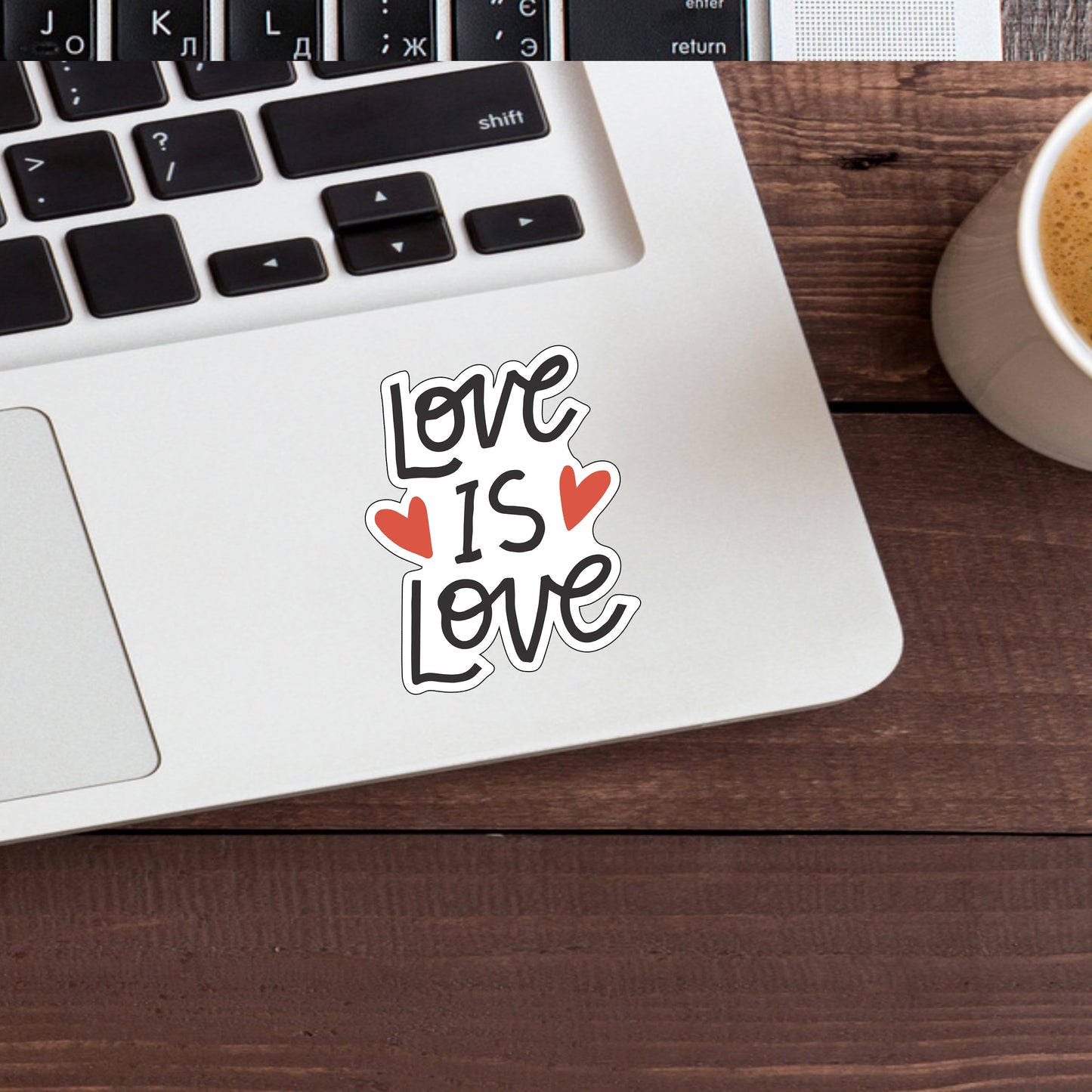 Love is Low, Vinyl Sticker, Laptop Sticker, Laptop Decal