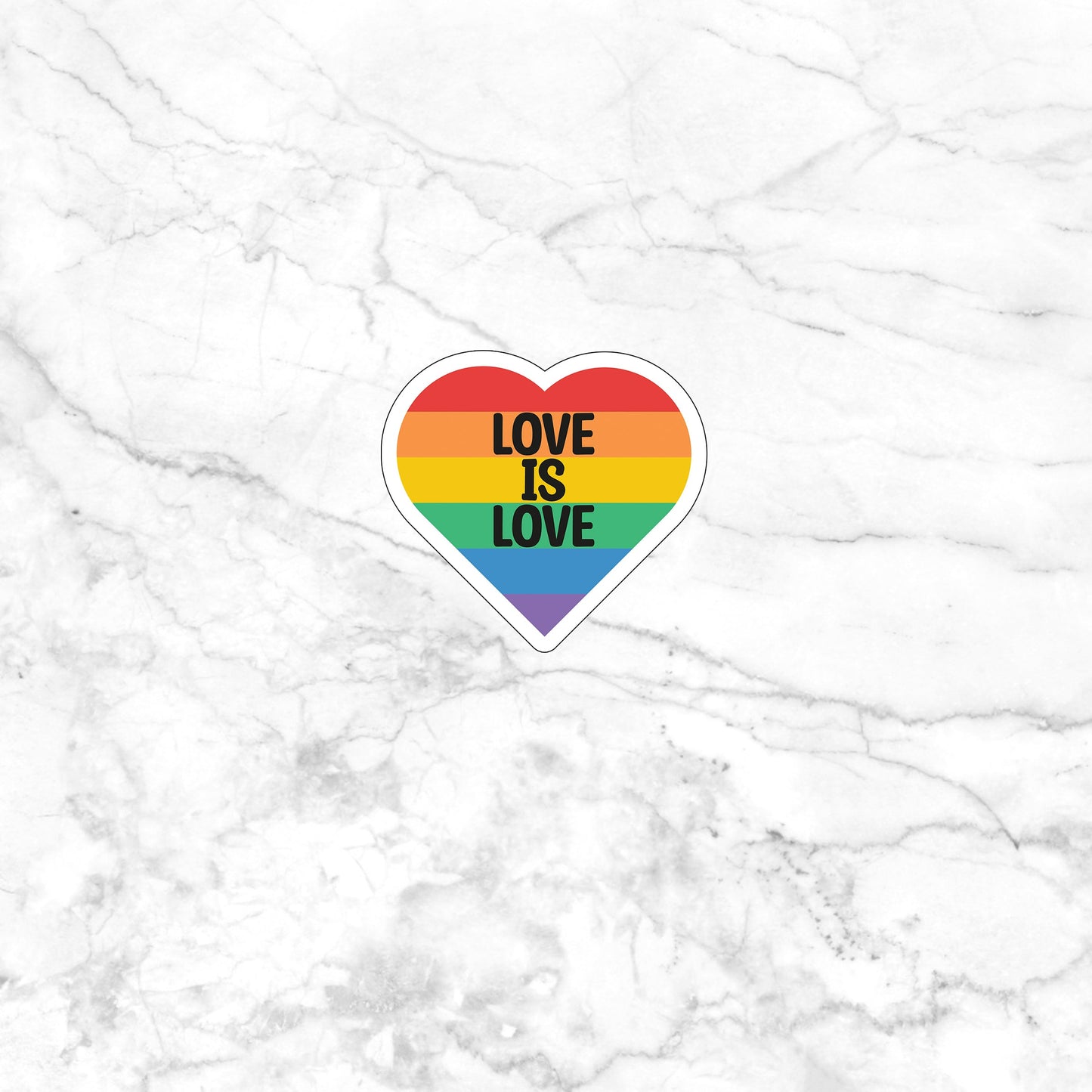 Love is love  Sticker,  Vinyl sticker, laptop sticker, Tablet sticker