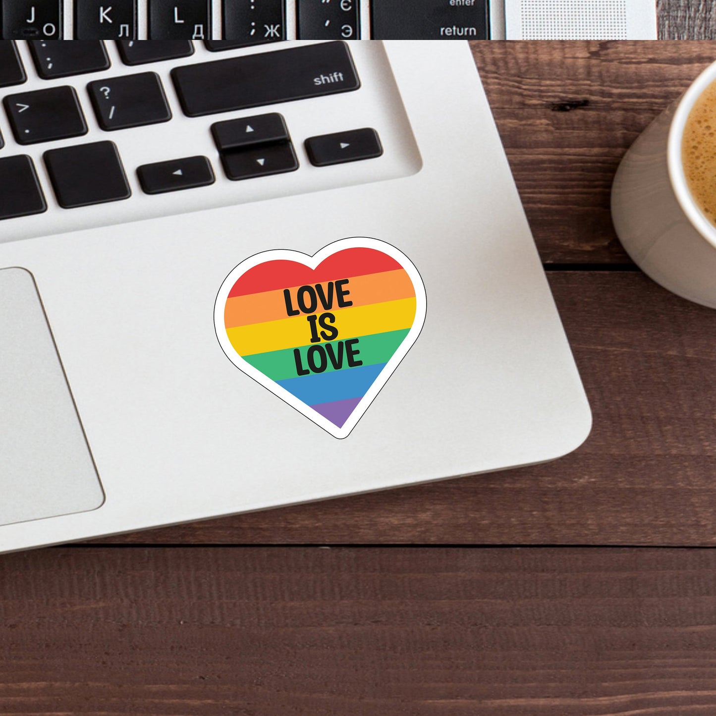 Love is love  Sticker,  Vinyl sticker, laptop sticker, Tablet sticker