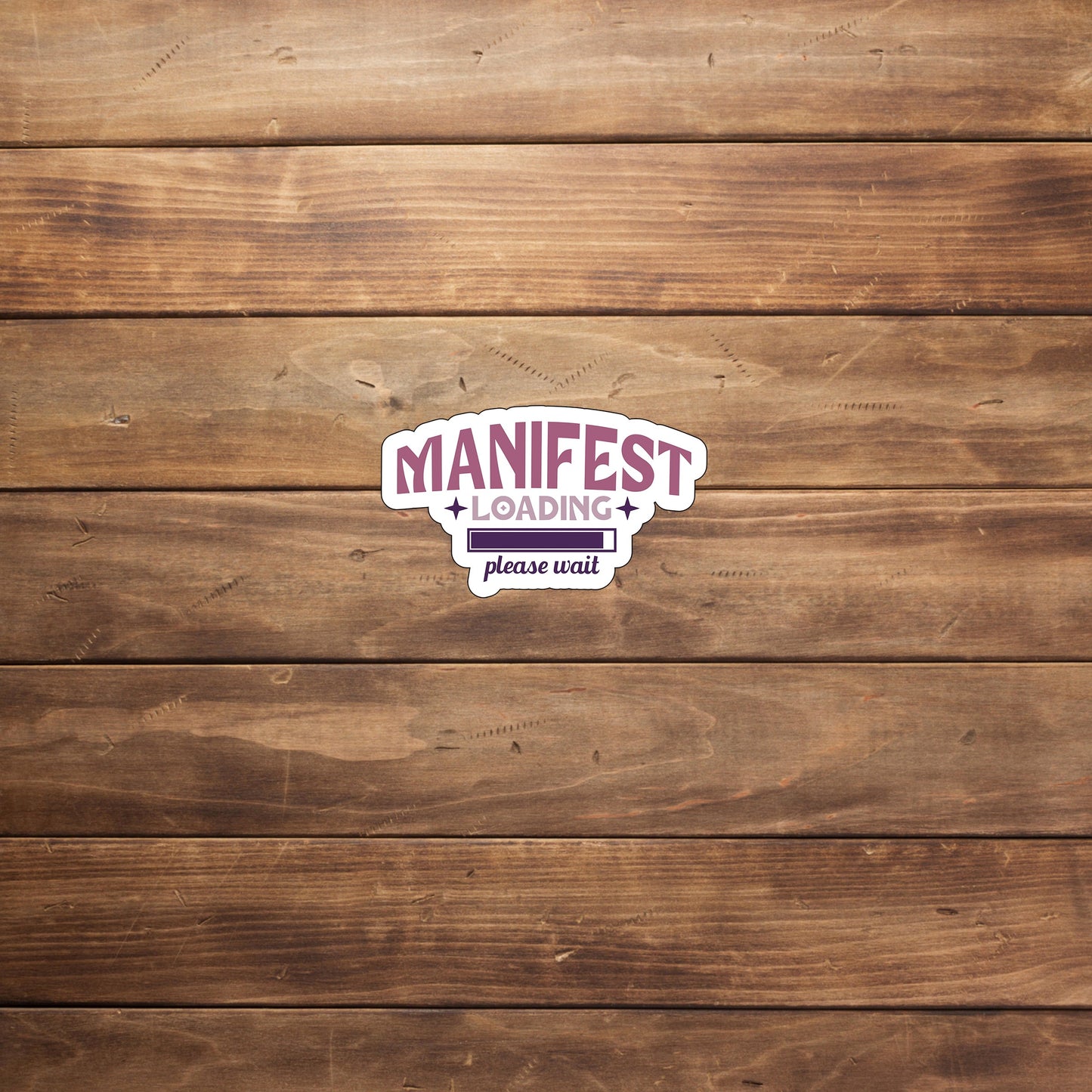 Manifest loading please wait  Sticker,  Vinyl sticker, laptop sticker, Tablet sticker