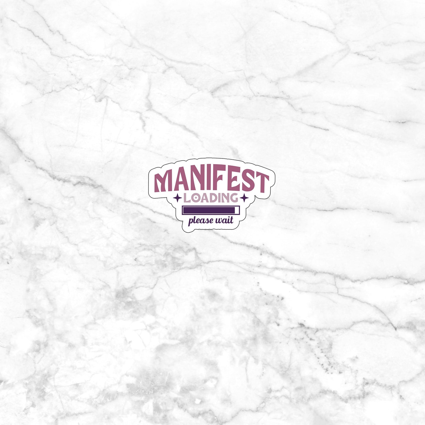 Manifest loading please wait  Sticker,  Vinyl sticker, laptop sticker, Tablet sticker